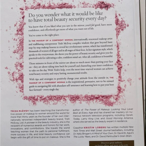 2 Trish McEvoy Books: The Power of Makeup & The Makeup of a Confident Woman - Picture 8 of 14